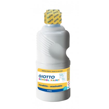 Tempera Pronta School Paint  250 Ml Bianco