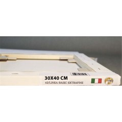 TELE per dipingere 30x40 pieraccini grana fine rimboccate e graffettate