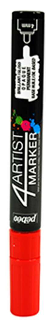 Pébéo 4Artist Marker - Pennarello ad olio Rosso - Punta da 4 mm — immagine 2