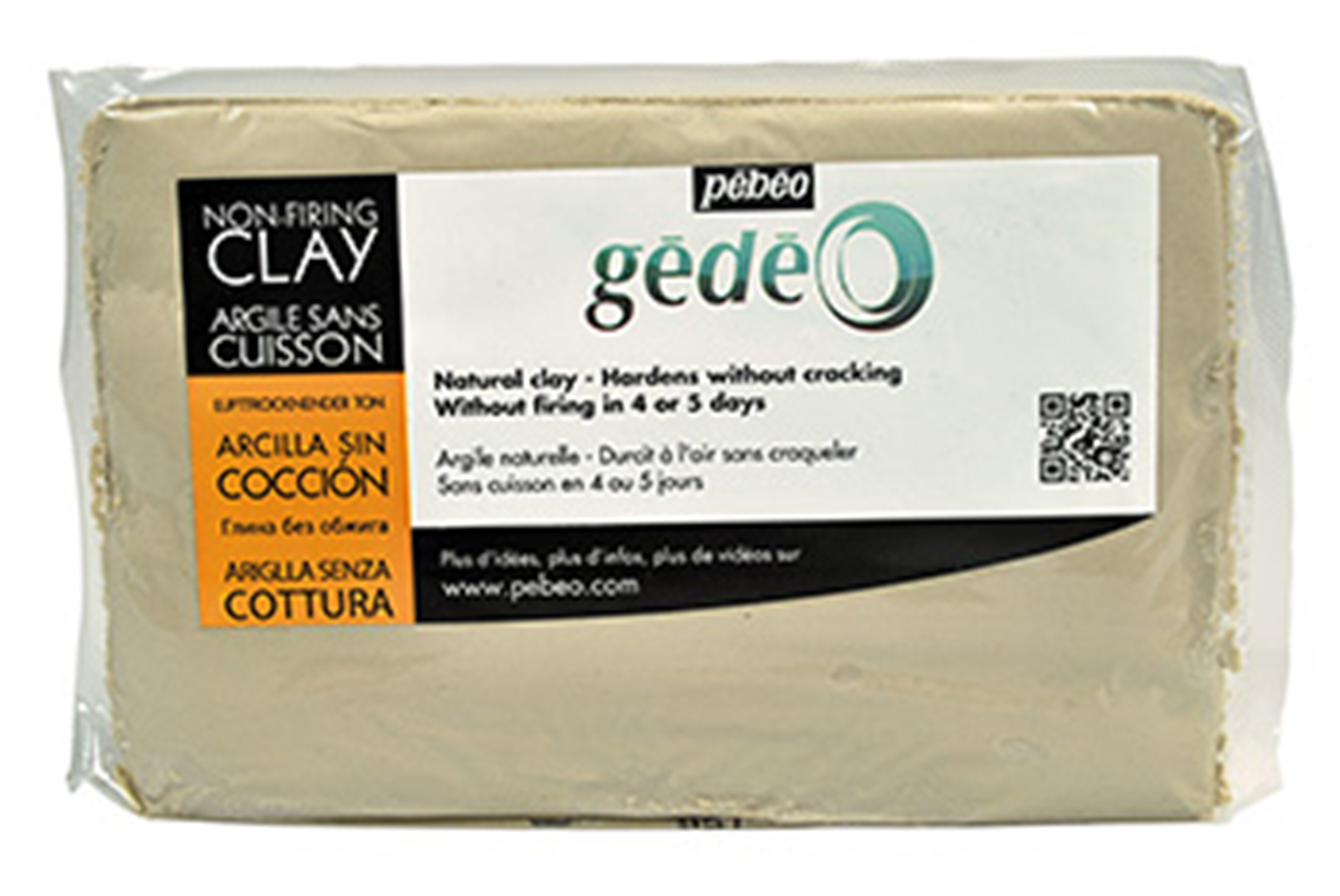 Pébéo - Argilla autoindurente per modellare Gédéo - Panetto da 1,5 kg — immagine 4