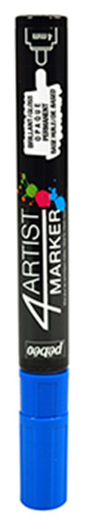 Pébéo 4Artist Marker - Pennarello ad olio Blu scuro - Punta da 4 mm — immagine 2