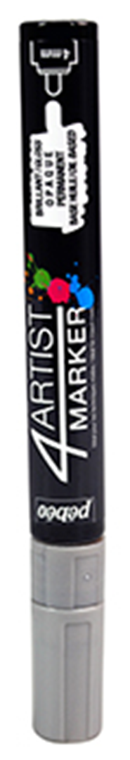 Pébéo 4Artist Marker - Pennarello ad olio Argento - Punta da 4 mm — immagine 2
