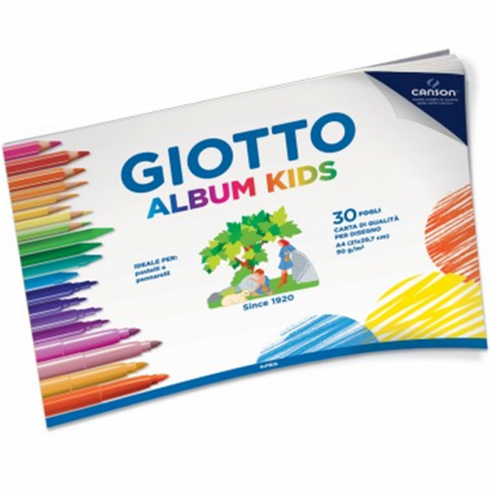 Giotto Album Kids A4 Per Disegno 30 Fogli 90 Gr. 