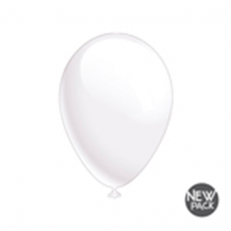 Palloncino Tinta Unita 28cm 16pz Bianco