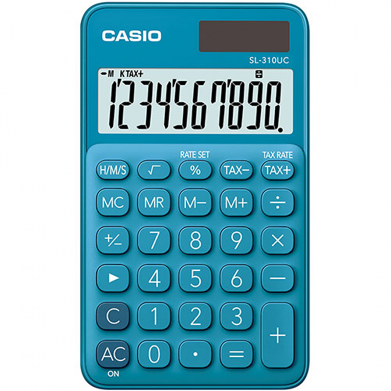 Casio Calcolatrice  Sl-310uc 10 Cifre Blu