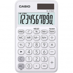 Casio Calcolatrice  Sl-310uc 10 Cifre Bianco