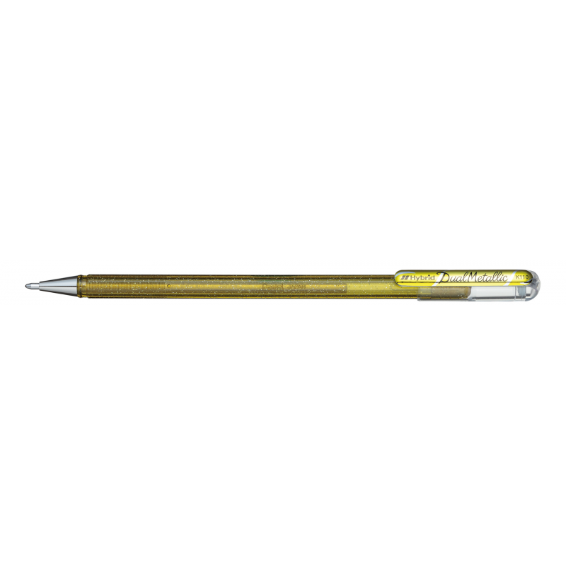 Pentel Hybrid Dual Metallic K110 Glitter Oro