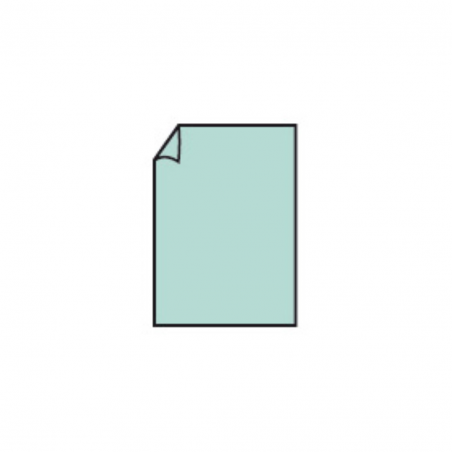 Biglietto A7 Cm.105x74 Gr.220 Pz.100 174 - Verde Tiffany Karibik