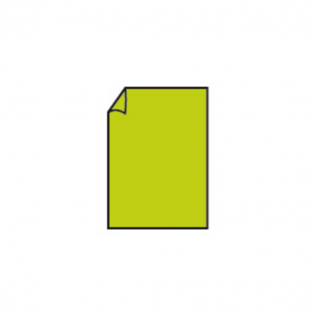 Biglietto A7 Cm.105x74 Gr.220 Pz.100 22-Lime Green