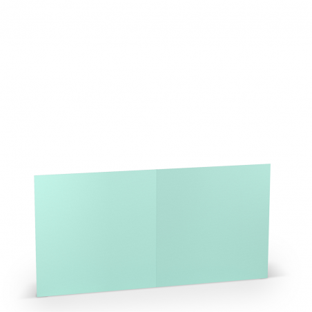 Biglietto Quad.157x157 Gr.220 Pz.25 174 - Verde Tiffany Karibik