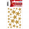 Stickers Christmas Stars Mix Gold Glitter | Herma