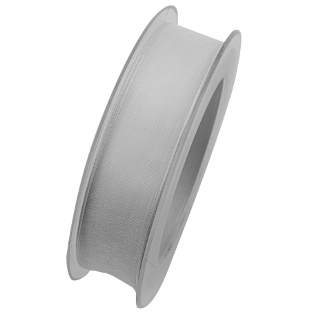 Nastro Infinity 25mm 20 Mt Organza Animato 01-Bianco