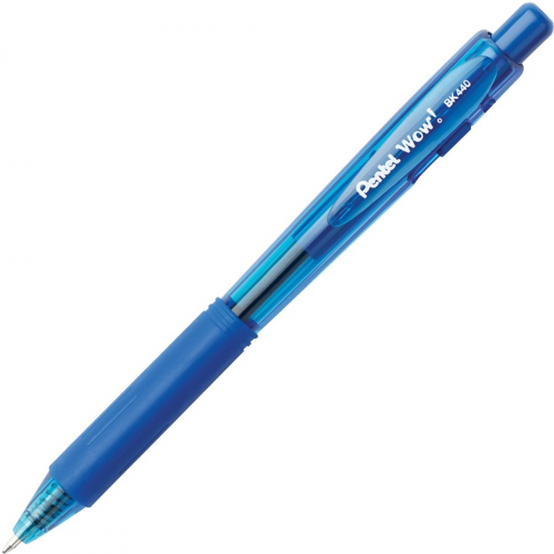 Pentel Penna Sfera A Scatto Wow Bk440 Blu 1.0mm 