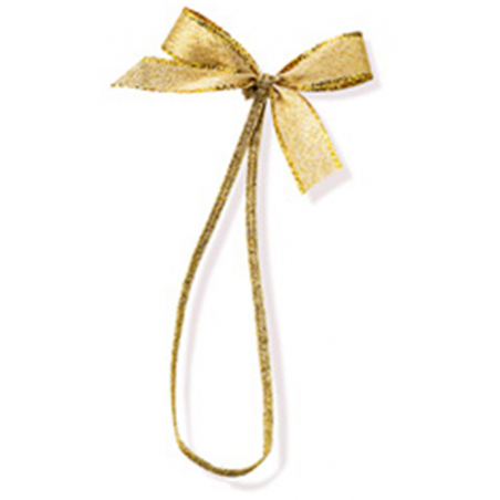 Fiocco Mini C/elastico 20cm Oro