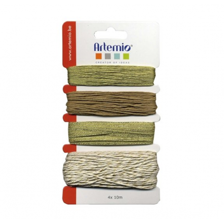 Fili Assortiti Pezzi 4x10 Mt  Oro