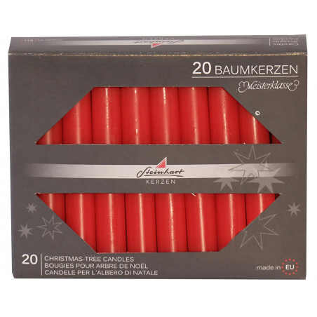 Candela X Albero 95/13mm 20pz  Rosso