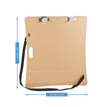 M/a60-L Tavoletta Portablocco Con 2 Clip