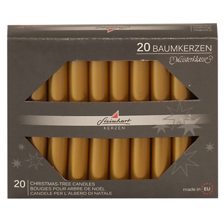Candela X Albero 95/13mm Metal 20pz  Oro