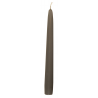 Matt Conical Candle 25cm Gray | Steinhart