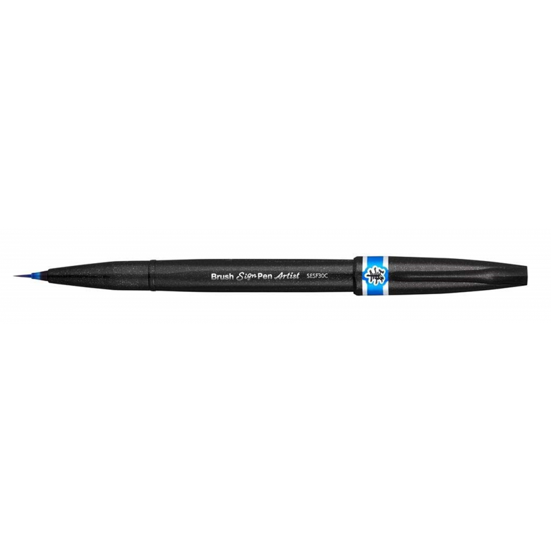 Pentel Pennarello Brush Sign Pen Artist Azzurro