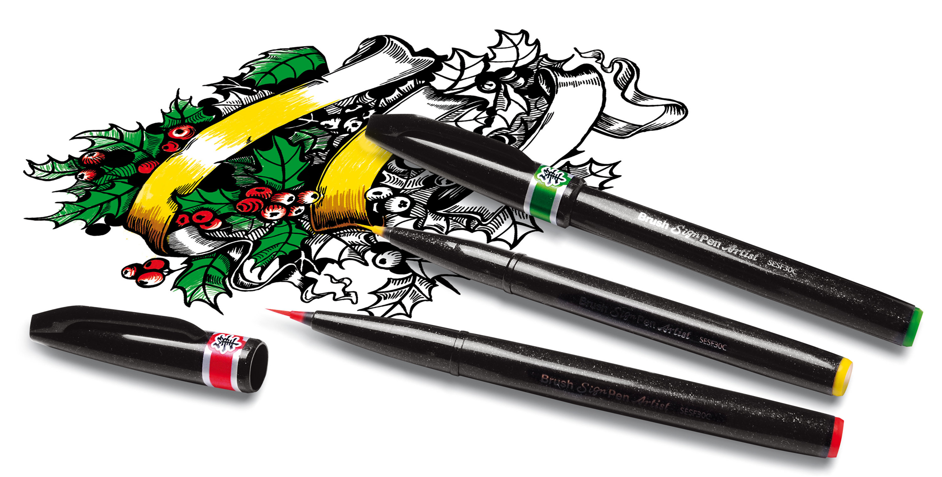 Pennarello Brush Sign Pen Artist Ocra — immagine 4