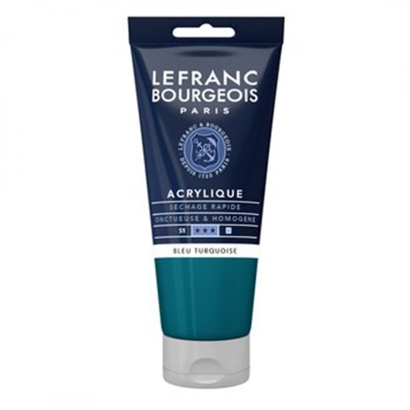 Lefranc Bourgeois Acrilico Fine Tubo Ml.80 Serie 1 050 Blu Turchese