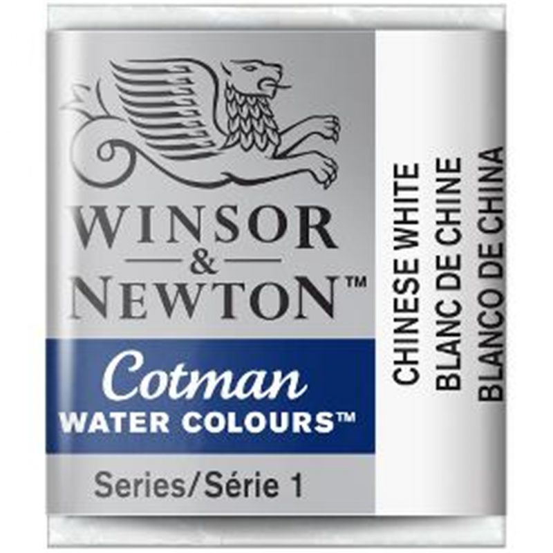 Winsor & Newton Cotman Watercolour End 1-2-150 Color White Godet Chinese