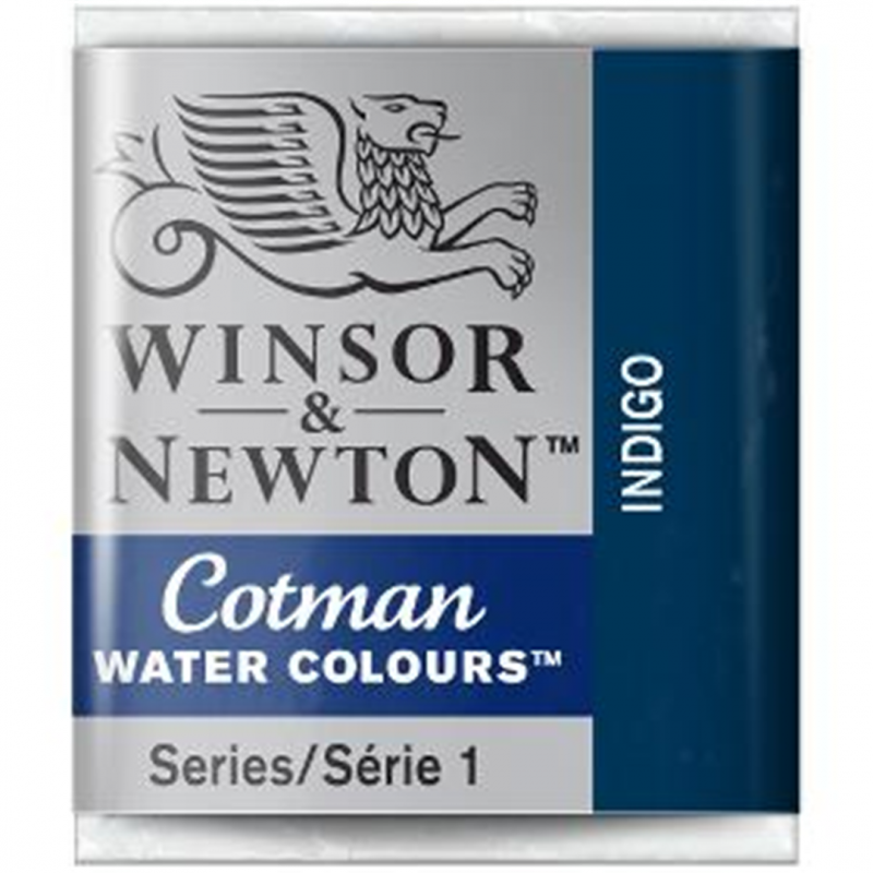 Winsor & Newton Cotman Watercolour End 1-2-322 Color Indigo Godet