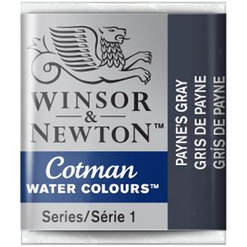 Winsor & Newton Acquarello Fine Cotman 1-2 Godet - Colore 465 Grigio Di Payne