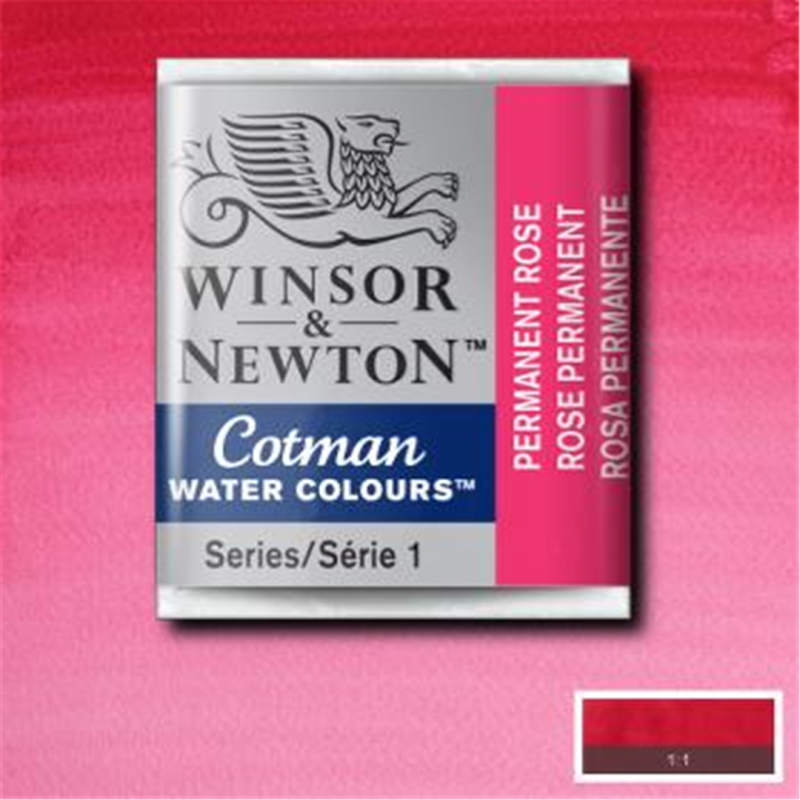 Winsor & Newton Acquarello Fine Cotman 1-2 Godet - Colore 502 Rosa Permanente