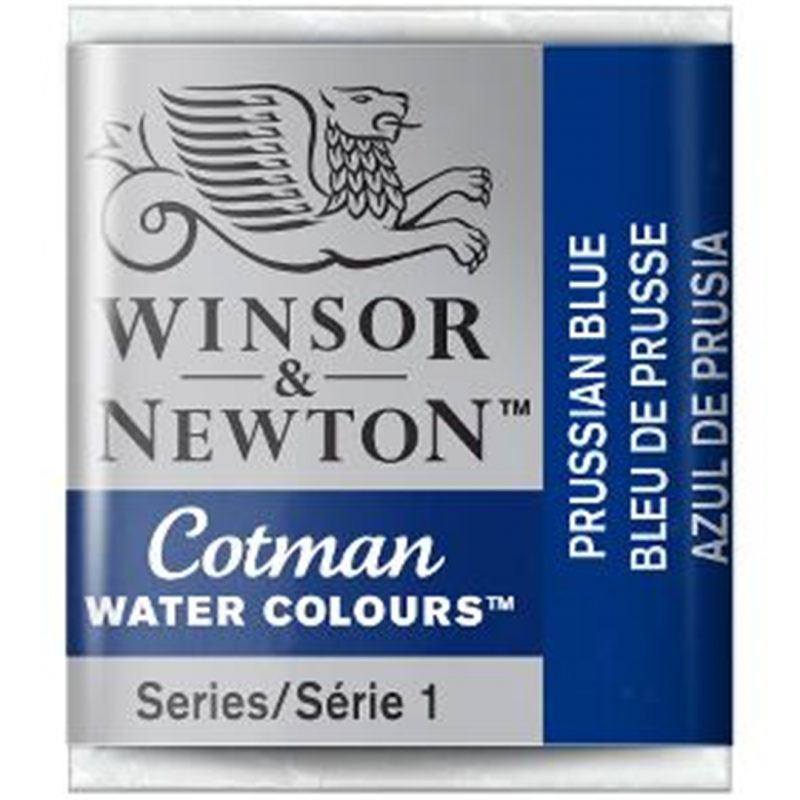 Winsor & Newton Acquarello Fine Cotman 1-2 Godet - Colore 538 Blu Di Prussia