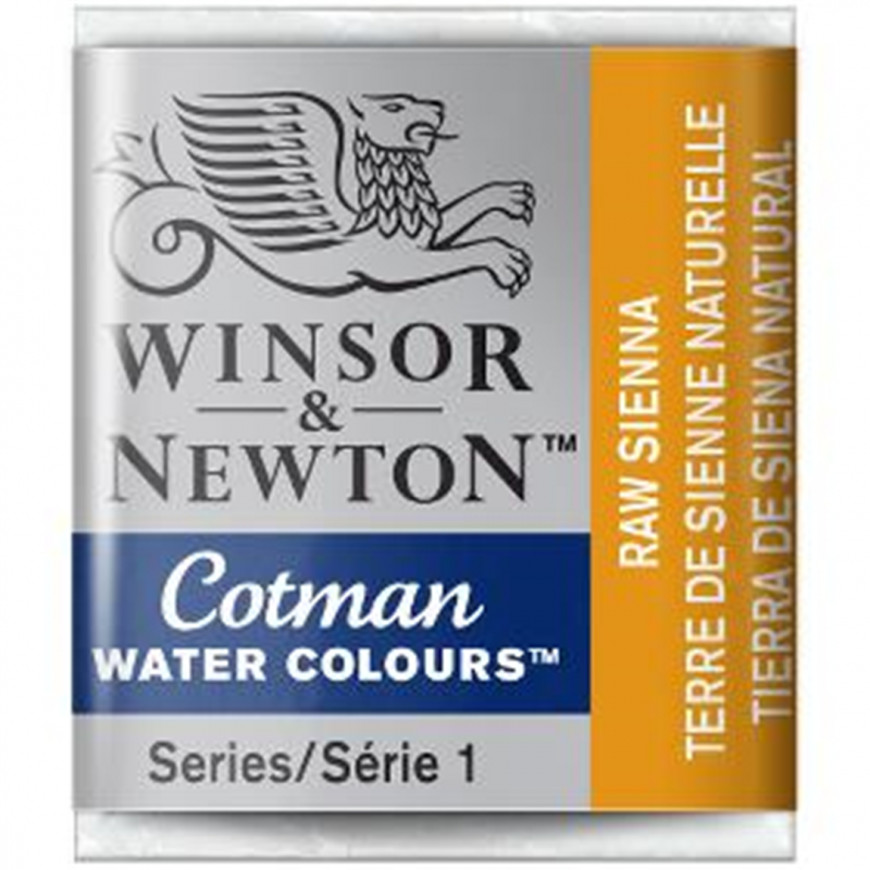 Winsor & Newton Acquarello Fine Cotman 1-2 Godet - Colore 552 Terra Di Siena Naturale