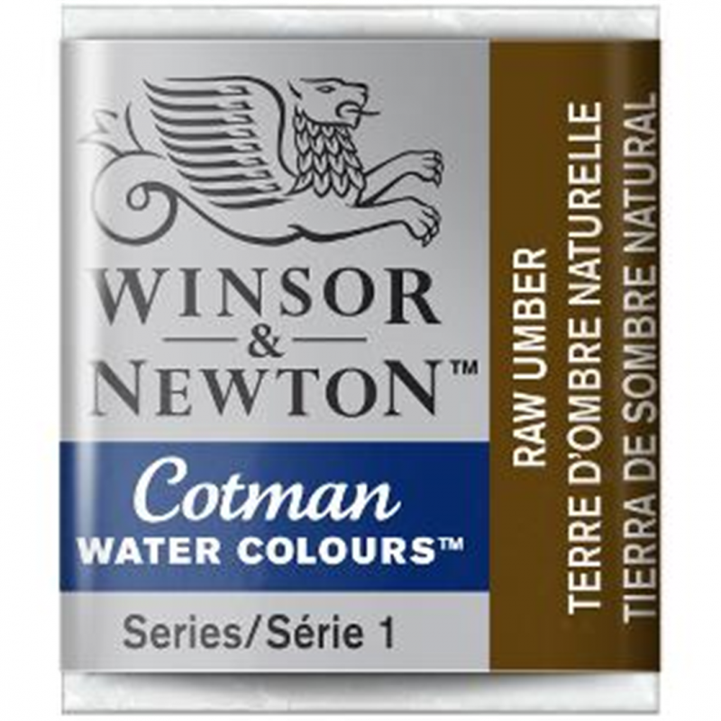 Winsor & Newton Cotman Watercolour End 1-2 Godet-Color Natural Umber 554