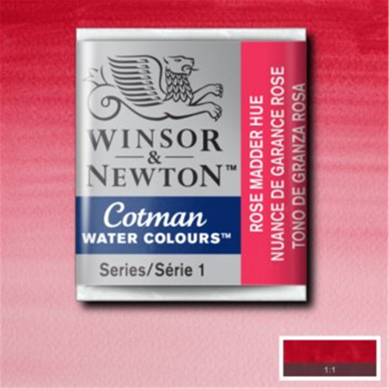 Winsor & Newton Cotman Watercolour End 1-2-Color 580 Godet Pink Imitation Guarantee