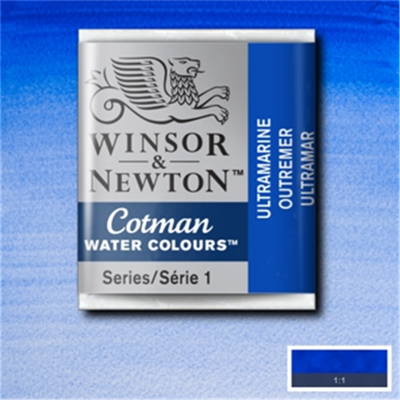 Winsor & Newton Acquarello Fine Cotman 1-2 Godet - Colore 660 Oltremare