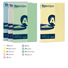 Favini Rismacqua Inkjet-Papier A4 – 200 G/m², Rosa, 50 Blatt