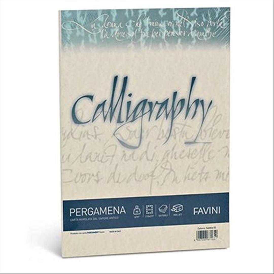 Carta Calligraphy 90gr A4 50fg 02 Sabbia — immagine 2
