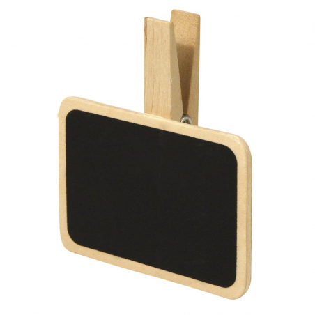 Lavagnetta Mini Su Molletta 6,8x4,8 Cm. Blister Pezzi 6