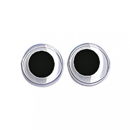 Occhi In Plastica  Ø 8 Mm Blister Pezzi 10