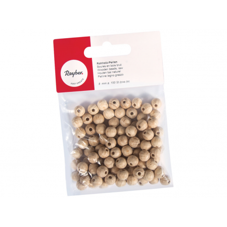 Palline Legno Ø 8 Mm Blister Pezzi 100