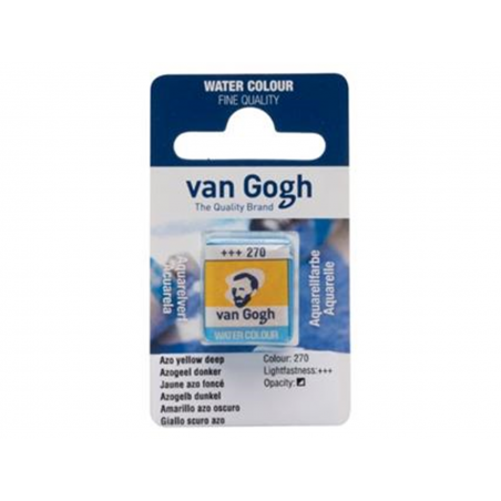 Acquarello In 1/2 Godet Colore Sr.standard Giallo Scuro Azo