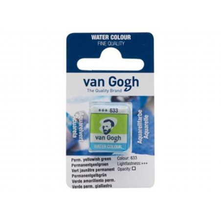 Acquarello In 1/2 Godet Colore Sr.standard Verde Permanente Giallastro