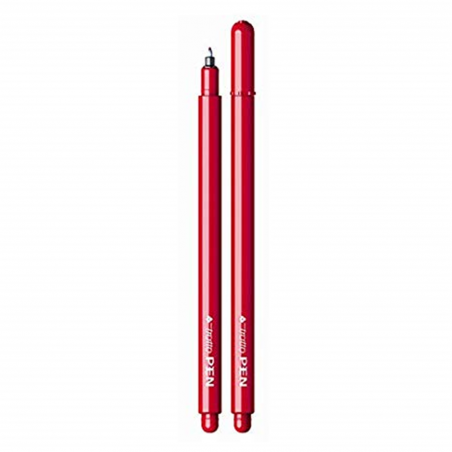 Tratto Confezione Pz 12pennarello  Pen Metal Rosso Carminio