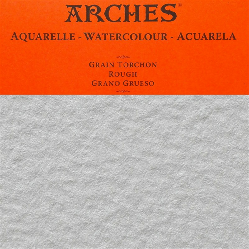 Arches Sheet 56x76 Gr. 300 Deckle Edged To Watercolor