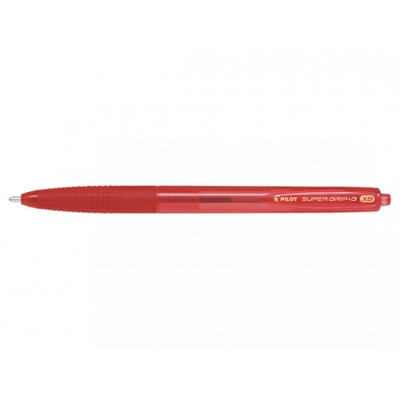Penna A Sfera Super Grip-G A Scatto Xb Bpgg-8r-Xb-Rr Rosso