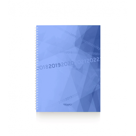 Agenda Mensile Polipro' A4 Spiralata Colori Assortiti