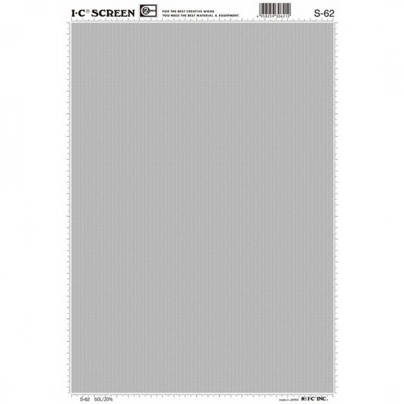 Ic Inc Retino Ic Screen Tones 31x21 Cm. 60l/20%