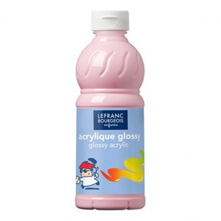 Glossy Acrilico Brillante Flacone Da 500 Ml. - Rosa Confetto