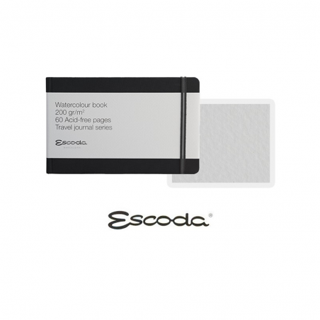 Blocco Per Acquarello Con Elastico 21x13,5 Cm Orizzontale