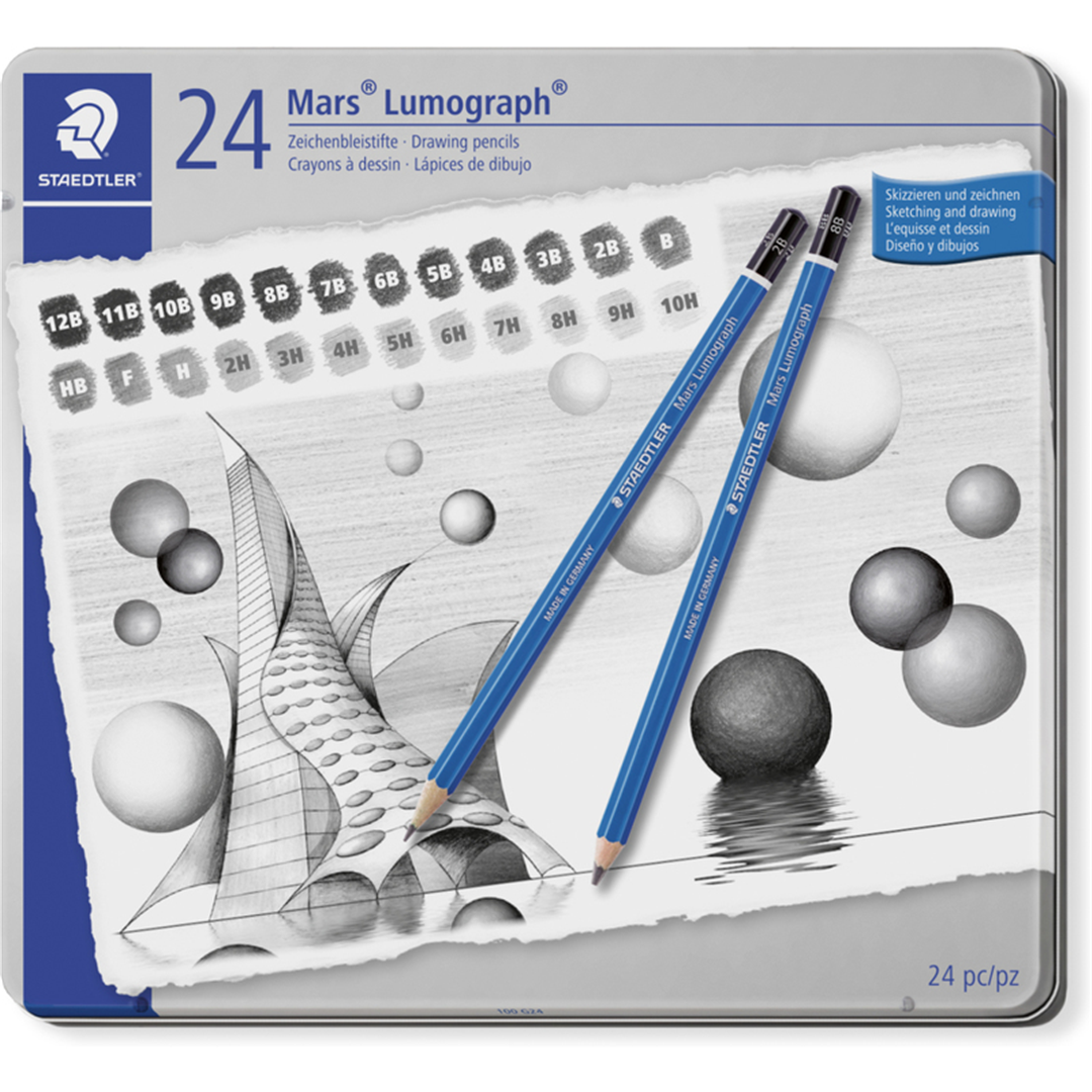 Scatola Mars Lumograph Pezzi 24 Confezione In Metallo — immagine 3